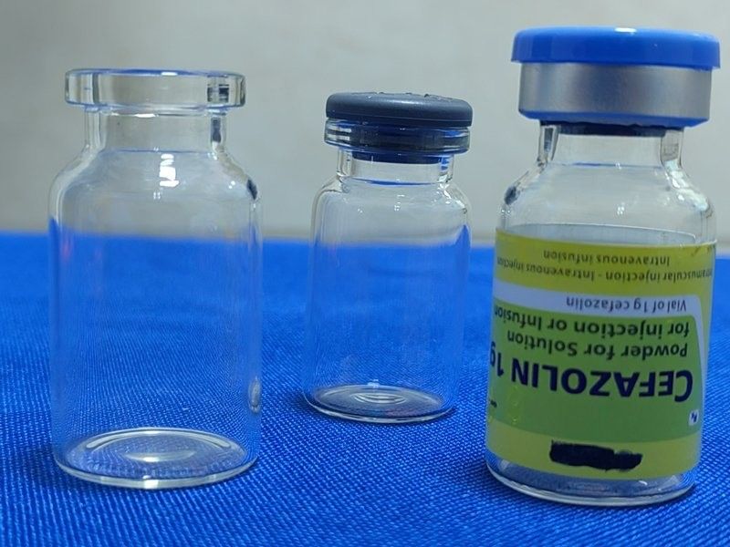 5ml 7ml 10ml 20ml thuốc mỹ phẩm Borosicilate ống thuốc thủy tinh tiêm Vials với nắp nhôm nhôm