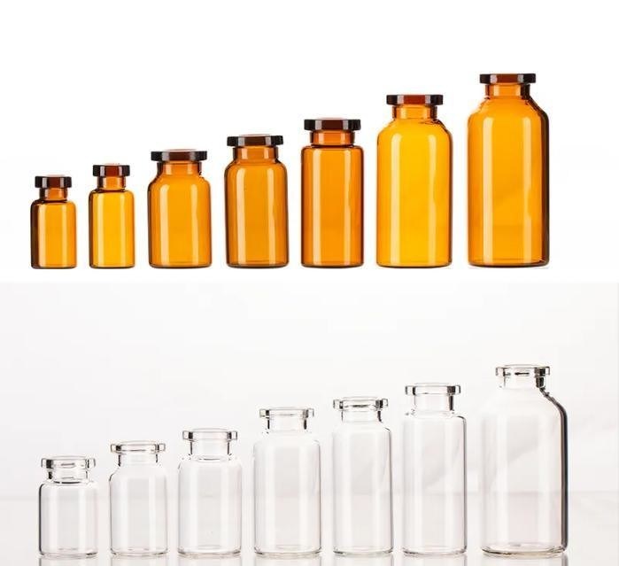 5ml 10ml 20ml Amber Clear Sterile Injection Brown Empty Pharmaceutical Injection Glass Vials with Butyl Rubber Stopper 5ml 10ml 20ml Amber Clear Sterile Injection Brown Empty Pharmaceutical Injection Glass Vials With Butyl Rubber Stopper Vials với nút cao su butyl