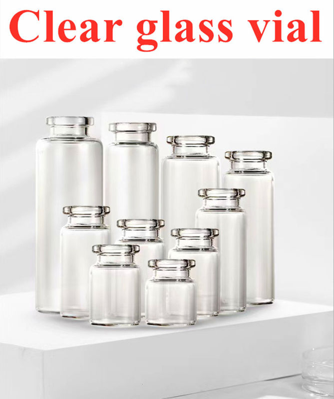 5ml 7ml 20ml Borosilicate Glass Vial Sterile Clear 10 Ml Vials With Caps Vials With Caps