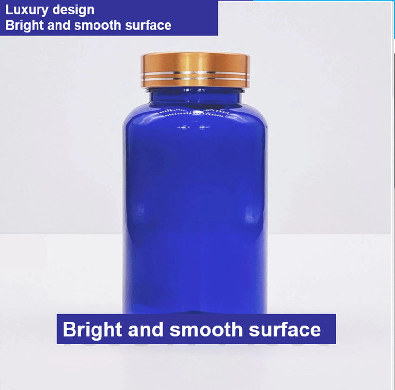 Nhựa Vitamin Supplement chai PET viên nang viên thuốc viên chai xanh 100ml 120ml hộp nhựa chai thuốc