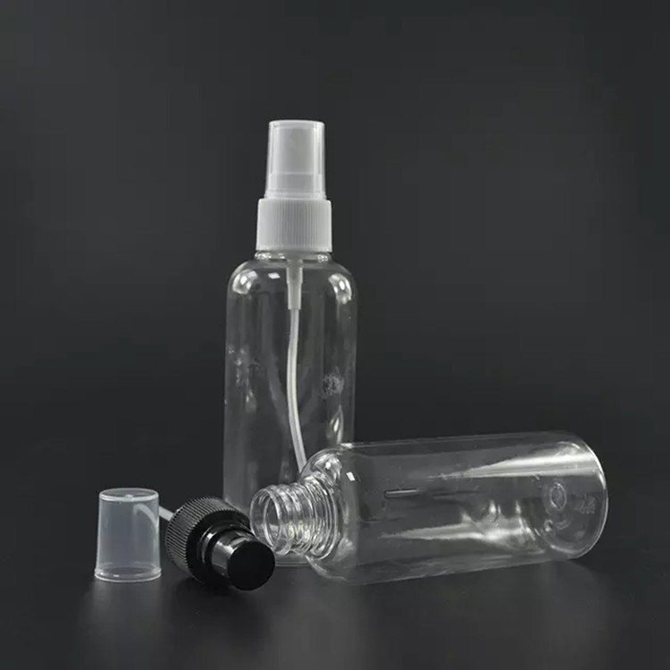 Kích thước du lịch di động Nhựa rỗng rượu PET Spray chai Dầu khử trùng tay Máy bơm bơm trắng