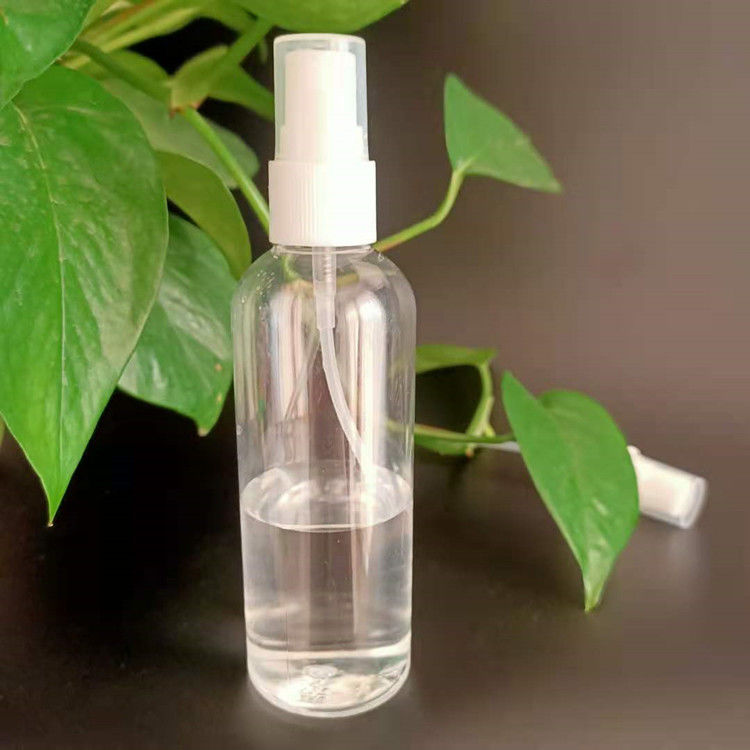 50ml 60ml 100ml PET rõ ràng tròn tùy chỉnh sanitizer tay có thể tái điền tròn tái điền mỹ phẩm PET chai xịt nhựa