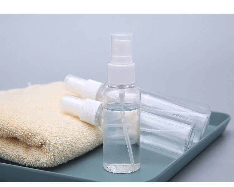 mỹ phẩm 30ml 50ml 60ml 100ml 120ml tròn trống PET sương mù mịn chai phun nhựa cho nước hoa sương mù mịn Sprayer chai