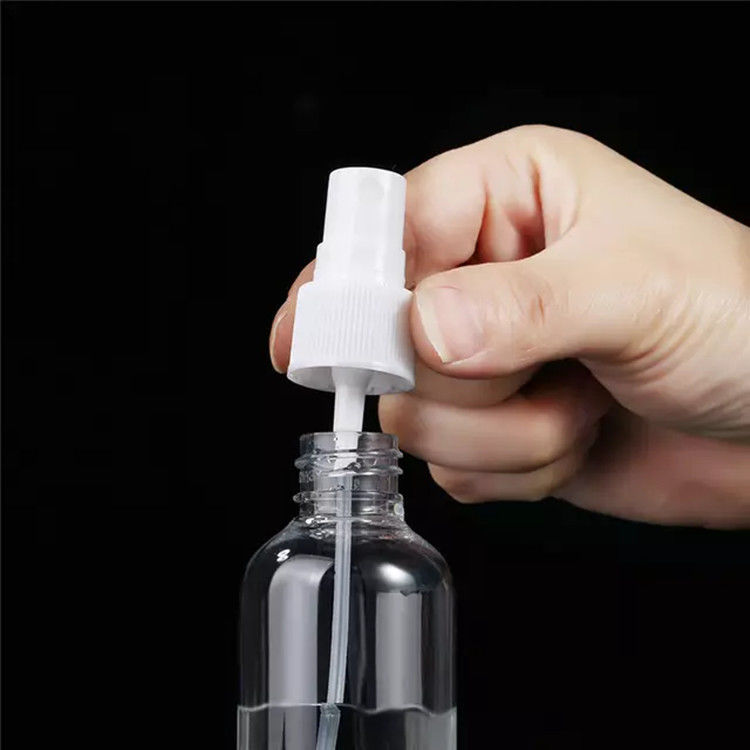 Nạp đầy trống trắng trong suốt giá rẻ trống trong suốt 1 oz 50ml 100ml 120ml mỹ phẩm PET nhựa ống xịt sương mù