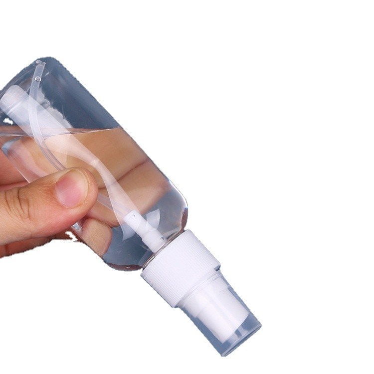 50ml 60ml 100ml PET nhựa phun sương mù mịn nước hoa khử trùng rượu nhựa mang theo bình mỹ phẩm với máy phun