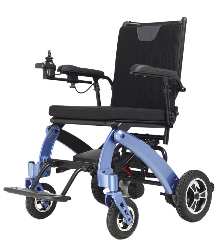 10 inch người lớn người cao tuổi khuyết tật người khuyết tật du lịch di động gấp ghế xe lăn điện nhẹ