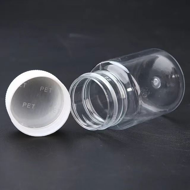 30ml Empty Transparent Medicine Bottle Wide Neck Finish Plastic Vitamin Pill Tablet Capsule Bottle